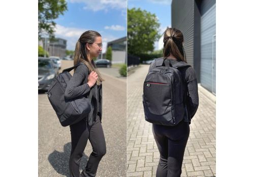 ACT Suburb 15.6" laptop backpack made from recycled plastic bottles, image , 5 image