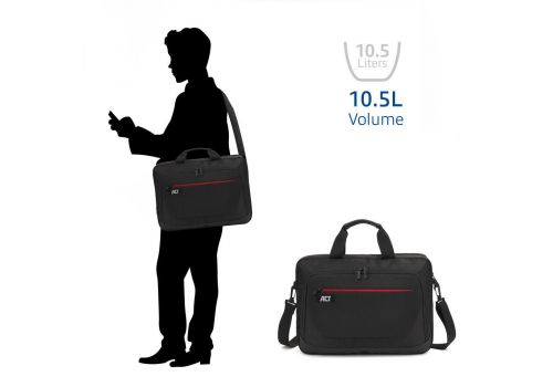 ACT Suburb 15.6" laptop bag made from recycled plastic bottles, image , 5 image