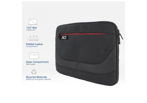 ACT Suburb 15.6" laptop case made from recycled plastic bottles, image , 2 image