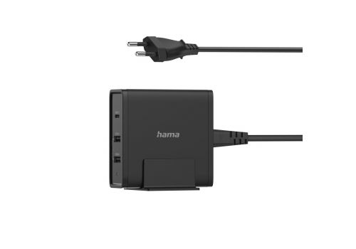 Hama Universal USB-C Charging Station, Power Delivery (PD), 5-20V/65W, Black, image 