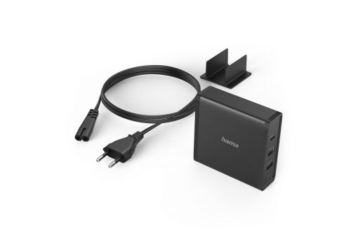 Hama Universal USB-C Charging Station, Power Delivery (PD), 5-20V/65W, Black, image _ab__is.image_number.default