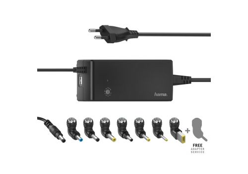 Hama Universal Notebook Power Supply Unit, 12-22 V/90W, image 