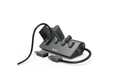Hama USB Hub/Card Reader, 5 Ports, 200140, image _ab__is.image_number.default