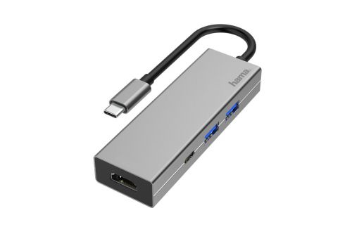USB-C Hub, Multiport, 4 Ports, HAMA-200107, image 