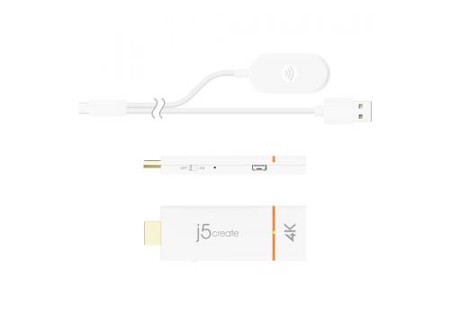 j5create ScreenCast 4K Wireless Display Adapter, image , 2 image