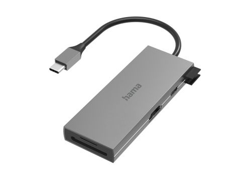 USB-C Hub, 6 Ports, 2 x USB-A, USB-C, HDMI, SD, microSD, image _ab__is.image_number.default