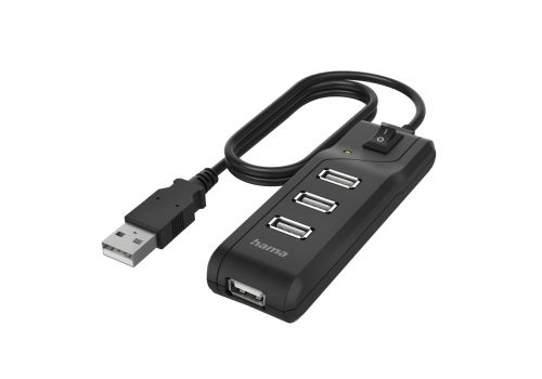 USB Hub, 4 Ports, HAMA-200118, image _ab__is.image_number.default