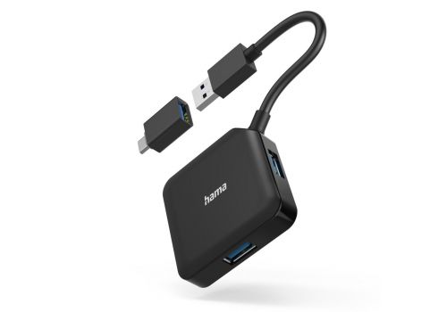 USB Hub, 4 Ports, HAMA-200116, image _ab__is.image_number.default