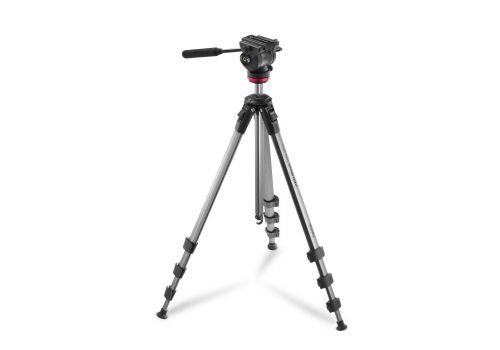 Hama “PRO Move 160 2D+” Tripod, Video Tripod for Camera and Mobile Phone, 160 cm, image _ab__is.image_number.default