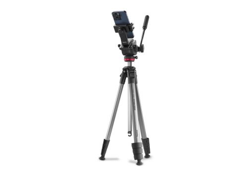 Hama “PRO Move 160 2D+” Tripod, Video Tripod for Camera and Mobile Phone, 160 cm, image _ab__is.image_number.default