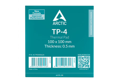 Premium Performance Thermal pad ARCTIC TP-4 - 100x100x0.5 mm, image , 3 image