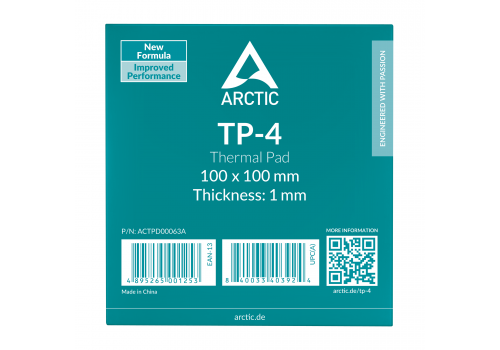 Premium Performance Thermal pad ARCTIC TP-4 - 100x100x1 mm, image _ab__is.image_number.default
