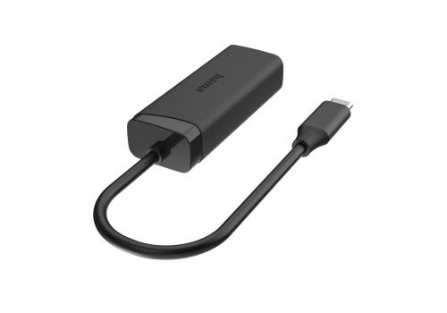Hama Network Adapter, USB-C, 2.5 Gigabit Ethernet, Black, image _ab__is.image_number.default
