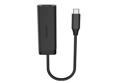 Hama Network Adapter, USB-C, 2.5 Gigabit Ethernet, Black, image _ab__is.image_number.default