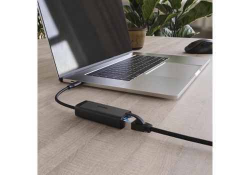 Hama Network Adapter, USB-C, 2.5 Gigabit Ethernet, Black, image _ab__is.image_number.default