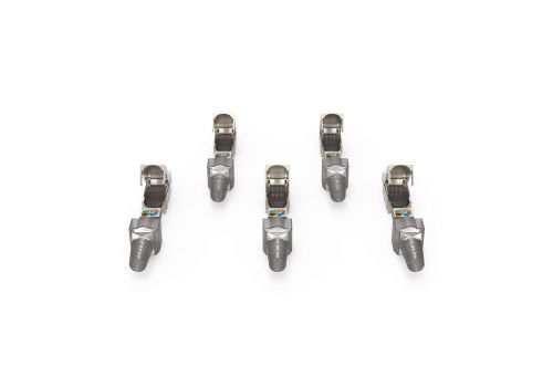 Hama Network Plug, CAT 6a, 10 Gbit/s, Shielded, Tool-free installation, 5 Pcs., image , 3 image