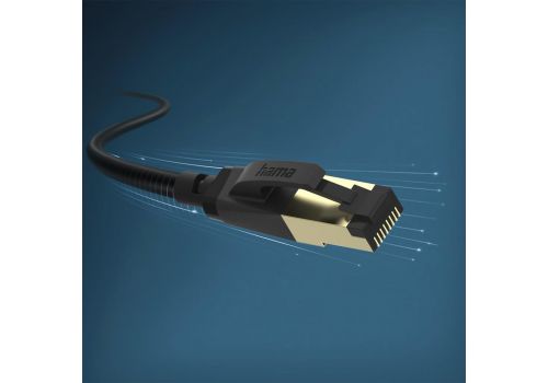 Hama Network Cable, CAT-8, 40 Gbit/s, S/FTP Shielded, 0.5 m, image , 5 image