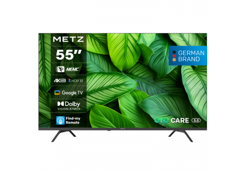 METZ TV 55" UHD LED SMART TV, 4K, Google TV, Frameless, 2x10W, image 
