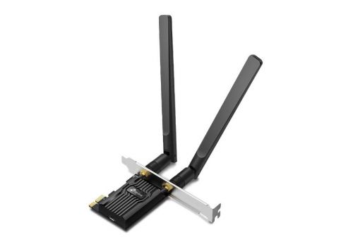 Wireless adapter TP-LINK Archer TX20E, PCIe, 1800Mbps, Wireless AX, 2.4GHz /5GHz, BT 5.2, 2x external antennas, image 