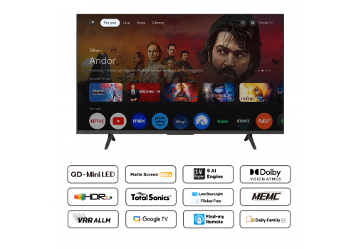 METZ TV 65" 65MNH7000Z UHD 4K QD-Mini LED, Matte Screen Ultra, Google TV, Клас E, image _ab__is.image_number.default