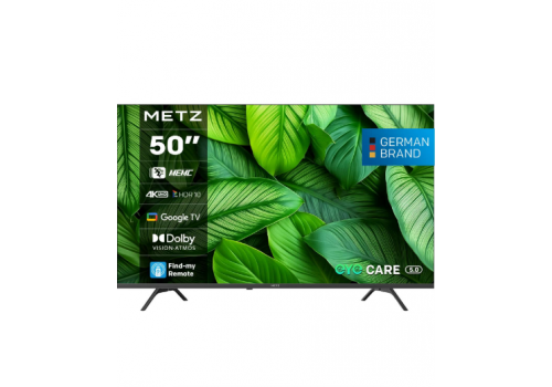 METZ TV 50" UHD LED SMART TV, 4K Ultra HD, Google TV, Frameless, image 