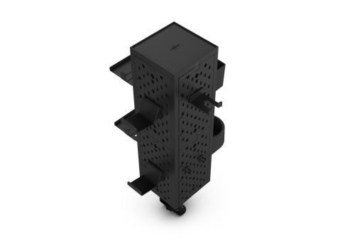 uRage Peg Board, Perforated Panel for Gaming, Modular Kit, Wall/Table Mounting, black, image _ab__is.image_number.default