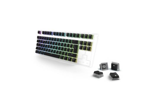 uRage Set of Key Cps, Doubleshot PBT Pudding, for Mech. Keyboards, QWERTY US/UK, image 