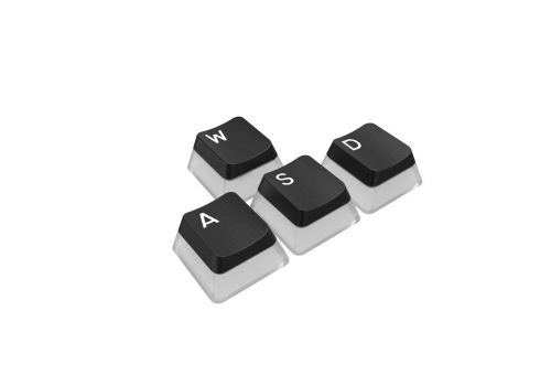 uRage Set of Key Cps, Doubleshot PBT Pudding, for Mech. Keyboards, QWERTY US/UK, image _ab__is.image_number.default