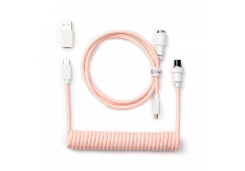 Cable Keychron Coiled Aviator Light Pink, image _ab__is.image_number.default