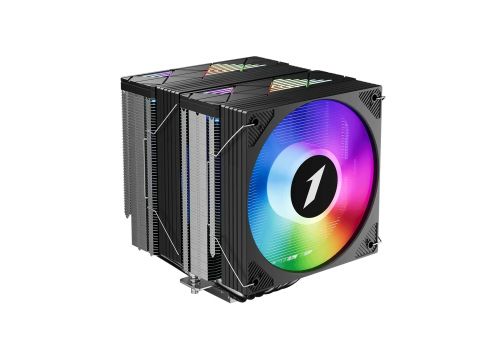 1stPlayer CPU Cooler CRYO CY12LD Black - LGA1851/AM5, Dual-Tower, ARGB, image 