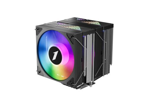 1stPlayer CPU Cooler CRYO CY12LD Black - LGA1851/AM5, Dual-Tower, ARGB, image , 2 image