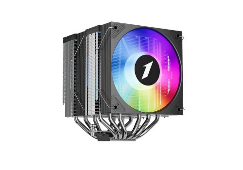 1stPlayer CPU Cooler CRYO CY12LD Black - LGA1851/AM5, Dual-Tower, ARGB, image , 4 image