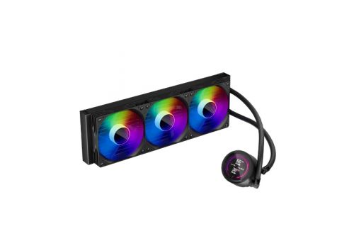 1stPlayer Water Cooling 360mm - Thunderstorm TS4 360 Black - Digital Display, aRGB, image , 2 image