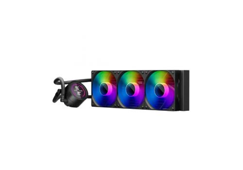 1stPlayer Water Cooling 360mm - Thunderstorm TS4 360 Black - Digital Display, aRGB, image , 3 image