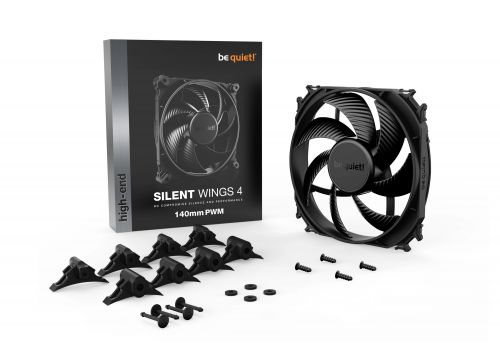 be quiet! Fan 140mm - SILENT WINGS 4 140mm PWM, image , 4 image