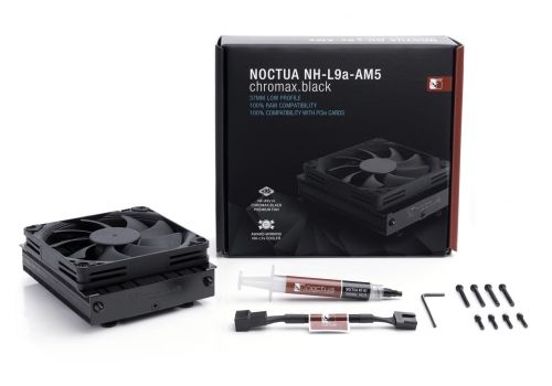Noctua CPU Cooler NH-L9a-AM5 CHROMAX.BLACK, image , 4 image