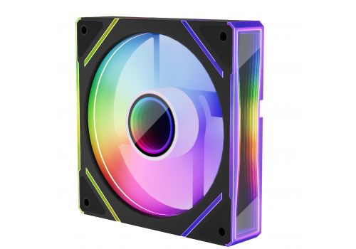 1stPlayer Fan 120mm FC7 - Infinity Mirror ARGB - Black, image 