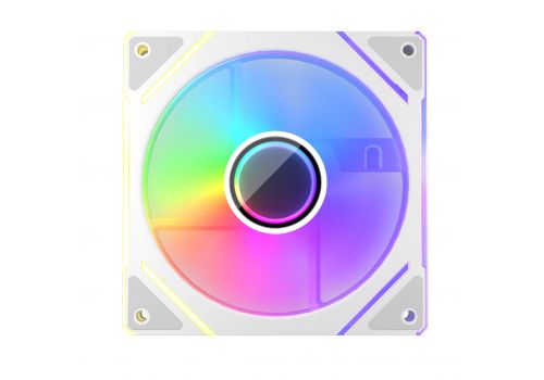 1stPlayer Fan 120mm FC7-WH - Infinity Mirror ARGB - White, image _ab__is.image_number.default