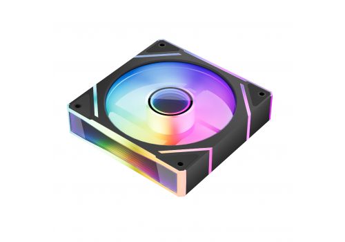 1stPlayer Fan 120mm FC7R - Infinity Mirror ARGB, REVERSE - Black, image _ab__is.image_number.default