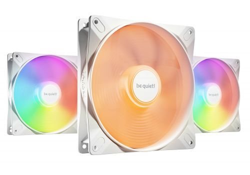 be quiet! Fan Pack 3-in-1 3 x 140mm - LIGHT WINGS LX 140mm PWM high-speed White Triple-Pack, image 