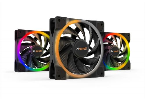 be quiet! Fan Pack 3-in-1 3 x 120mm - LIGHT WINGS 120mm PWM high-speed Triple-Pack, image 
