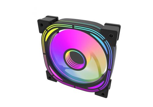 Darkflash Fan 120mm Infinity 24R Pro - Infinity Mirror, ARGB, Reverse - Black, image _ab__is.image_number.default