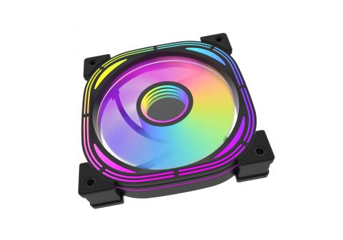 Darkflash Fan 120mm Infinity 24R Pro - Infinity Mirror, ARGB, Reverse - Black, image _ab__is.image_number.default