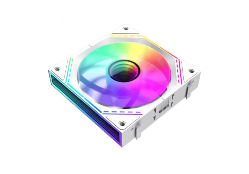 Gamemax Fan Pack 3-in-1 3x120mm - FN12A-S3I White, Daisy-Chain, Addressable RGB, image _ab__is.image_number.default