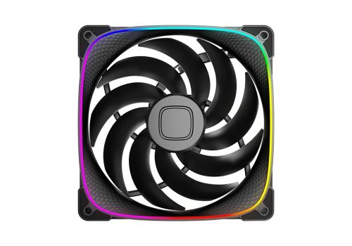 Geometric Future Fan Pack 3-in-1 140 mm - Squama 2503B-14 Black, image _ab__is.image_number.default