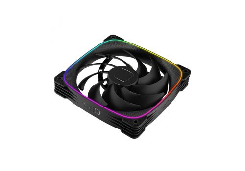 Geometric Future Fan Pack 3-in-1 140 mm - Squama 2503B-14 Black, image _ab__is.image_number.default