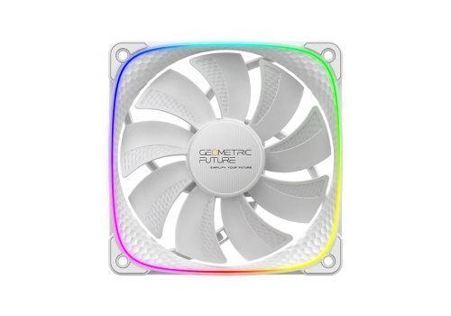 Geometric Future Squama 2503R, REVERSE Fan, 120mm, ARGB, White, image 
