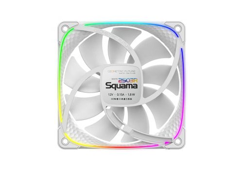 Geometric Future Squama 2503R, REVERSE Fan, 120mm, ARGB, White, image _ab__is.image_number.default