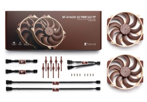 Noctua FAN SET 2 x Fan 140mm - NF-A14x25r G2 PWM Sx2-PP, image _ab__is.image_number.default