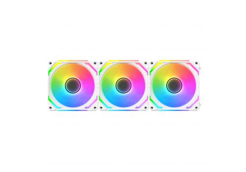 Xigmatek Fan Pack 3-in-1 3x120mm - Starlink Ultra Arctic - Infinity Mirror, A-RGB, image 